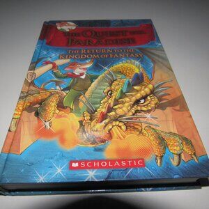 Geronimo Stilton THE QUEST FOR PARADISE Color Illustrated Hardcover Book